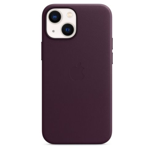 Apple iPhone 13 mini Leather Case w/MagSafe Dark Cherry