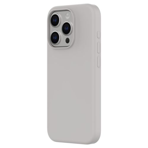 QDOS Touch Pure Case for iPhone 15 Pro Max - White Grey