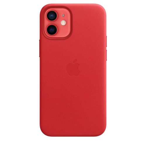 Apple iPhone 12 mini Leather Case w/MagSafe (PRODUCT)RED