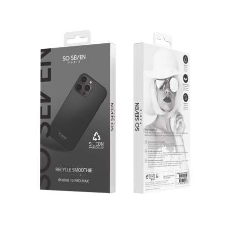 so seven  Smoothie Case Recycle for iPhone 13 Pro Max (black) 