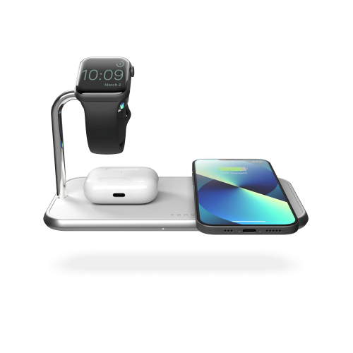 Zens Aluminium Dual Wireless Charger + Watch