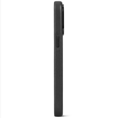 DECODED Leather Backcover w/MagSafe for iPhone 15 Pro - Black