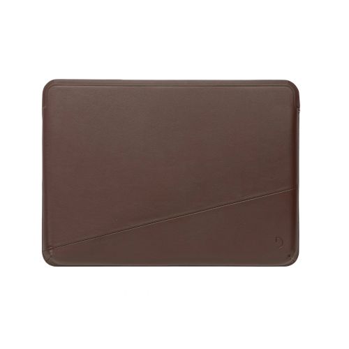 DECODED MacBook Pro M1/M2 16" Leather Frame Sleeve Chocolate Brown