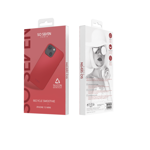 so seven  Smoothie Recycle Case for iPhone 13 Mini (red)