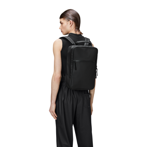 RAINS Book Backpack W3 - Black