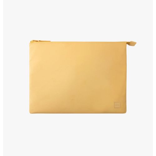 UNIQ Lyon Snug-fit Protective RPET Fabric Laptop Sleeve (Up to 14”) - Canary