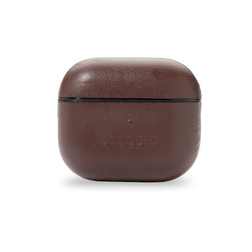 Decoded leather Aircase for Airpods 3rd Gen (Cinnamon Brown)