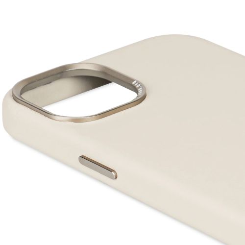 DECODED Leather Backcover w/MagSafe for iPhone 15 - Clay