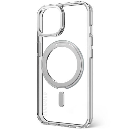 Decoded Recycled Plastic Transparent Loop Stand Backcover for iPhone 15