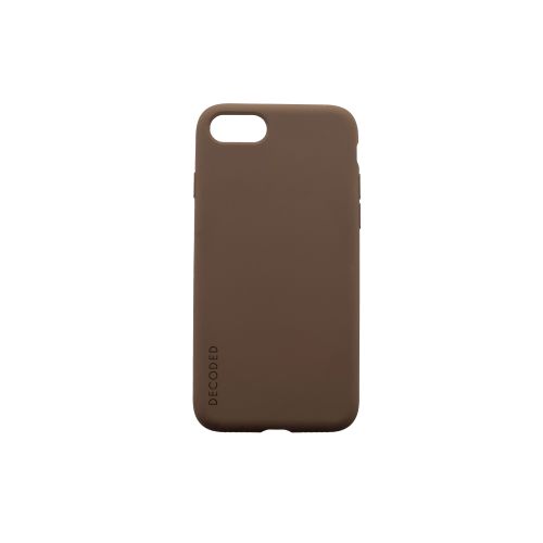 DECODED Silicone Backcover | iPhone SE3 / SE2 / 8 / 7 / 6s / 6  (Dark Taupe)