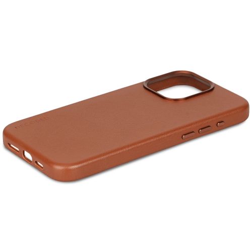 DECODED Leather Backcover w/MagSafe for iPhone 15 Pro - Tan
