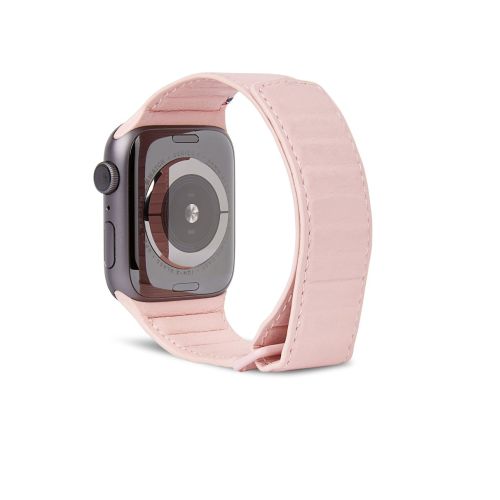 Decoded Leather Magnetic Traction Strap for Apple Watch 38/40/41 mm - Pink