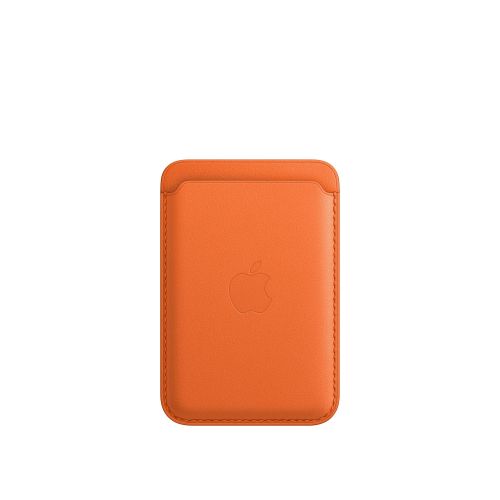 Apple iPhone Leather Wallet w/MagSafe Orange