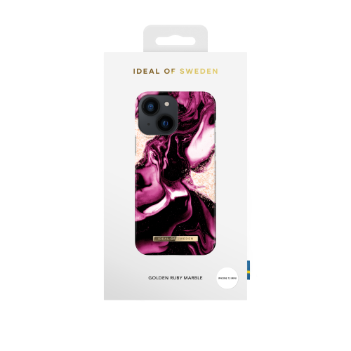 IDeal of Sweden Fashion Case New iPhone 13 mini Golden Ruby
