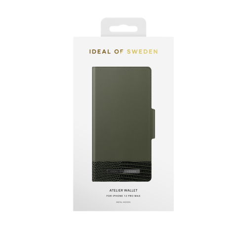 iDeal of Sweden Unity Wallet Metal Woods iPhone 12 Pro Max 