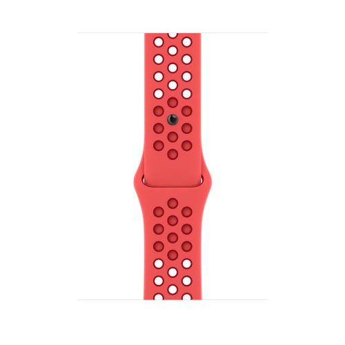 Apple Watch 45mm Nike Sport Band Bright Crimson/Gym Red