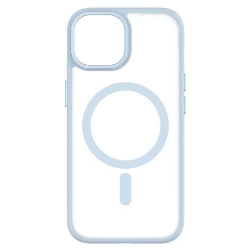 QDOS Hybrid Soft Case for iPhone 15 - Light Blue