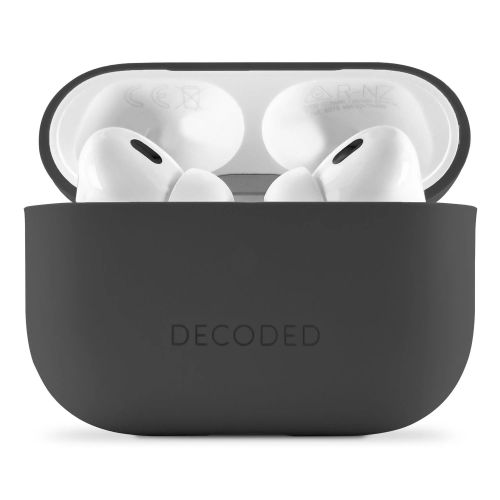 Decoded Silicone Aircase for Airpods Pro Gen 2 - Charcoal