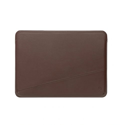 DECODED MacBook Pro M1/M2/M3 14" Leather Frame Sleeve Chocolate Brown
