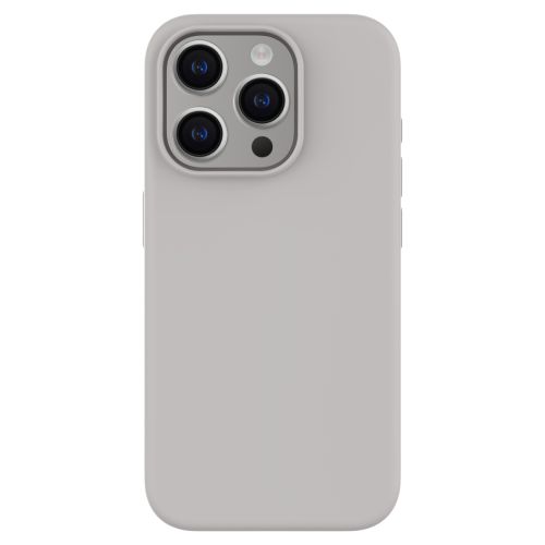 QDOS Touch Pure Case for iPhone 15 Pro Max - White Grey