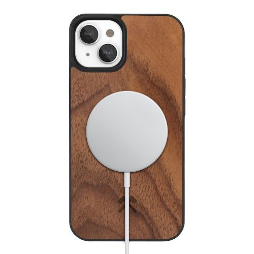 Woodcessories Bumper Case Wood with MagSafe iPhone 14/13 - Walnut