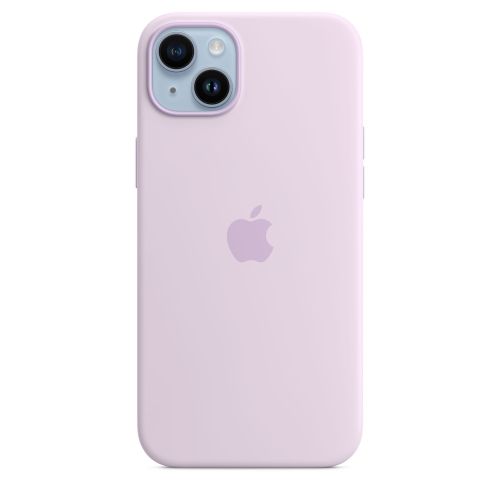 Apple iPhone 14 Plus Silicone Case w/MagSafe Lilac