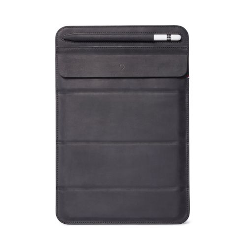 Decoded Leather Foldable Sleeve for iPad up to 11 inch (Black)