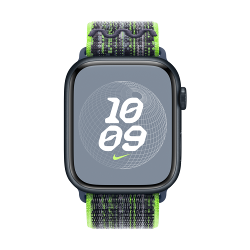 Apple Watch 45mm Nike Sport Loop Bright Green/Blue