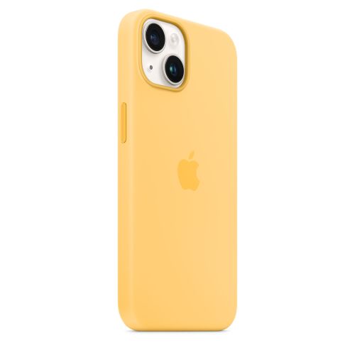 Apple iPhone 14 Silicone Case w/MagSafe Sunglow