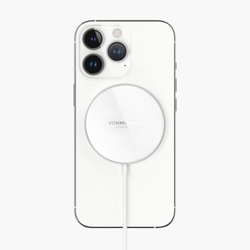 Vonmählen Aura Mini - The Universal Magnetic Wireless Charger - White