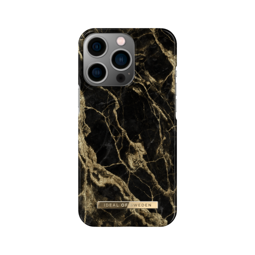 IDeal of Sweden Fashion Case New iPhone 13 Pro Golden Smoke Marble