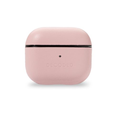 Decoded leather Aircase for Airpods 3rd Gen (Silver Pink)