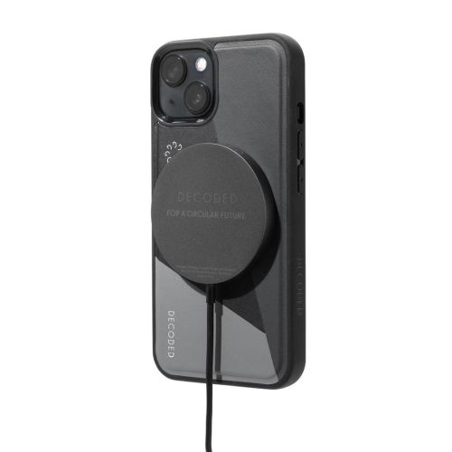 Decoded Magnetic Wireless Charging Puck made with Nike Grind - Black 