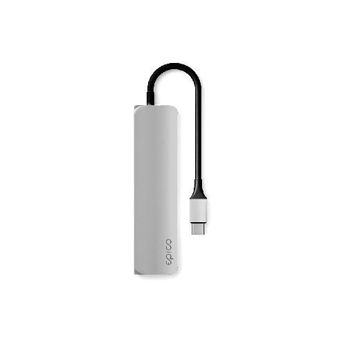 iDeal by EPICO USB Type-C HUB 4K HDMI - silver/black
