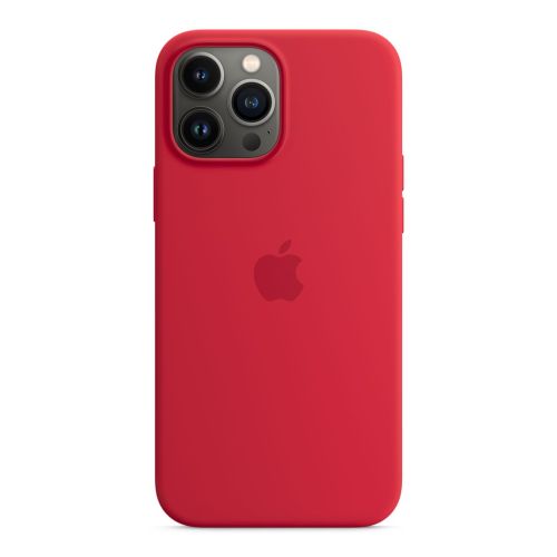 Apple iPhone 13 Pro Max Silicone Case w/MagSafe (PRODUCT) RED