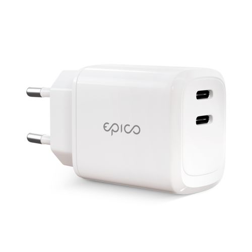 EPICO 45W Dual Charger - white