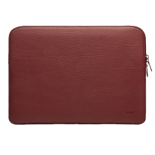 TRUNK Apple Peel Leather Vegan Sleeve 13" - Wine Red