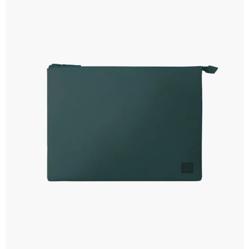 UNIQ Lyon Snug-fit Protective RPET Fabric Laptop Sleeve (Up to 14”) - Forest Green