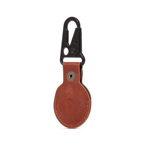 Decoded Leather Dogclip for Airtag - Cinnamon Brown