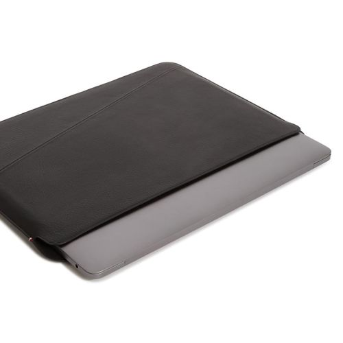 Decoded Leather Frame Sleeve for Macbook 13 inch - Black