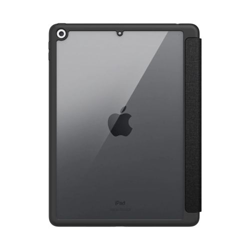 QDOS MUSE Folio Case for iPad 10.2" - Clear / Grey