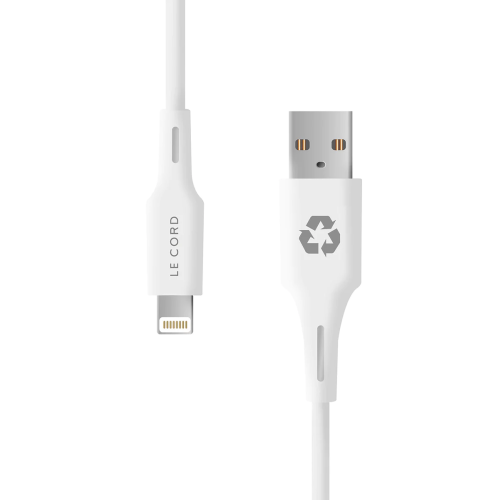 LECORD Minimalist Recycled Cable 1.2m Foggy Snow