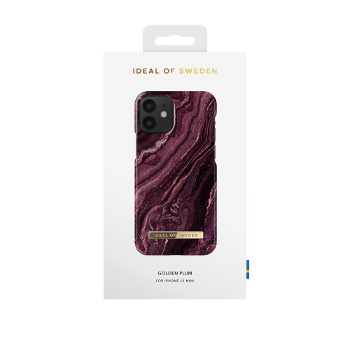 iDeal of Sweden Fashion Case Golden Plum iPhone 12 Mini