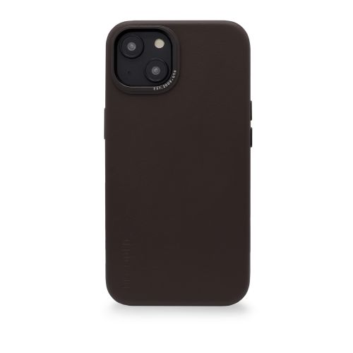 DECODED Leather Backcover w/MagSafe for iPhone 14 Plus - Chocolate Brown