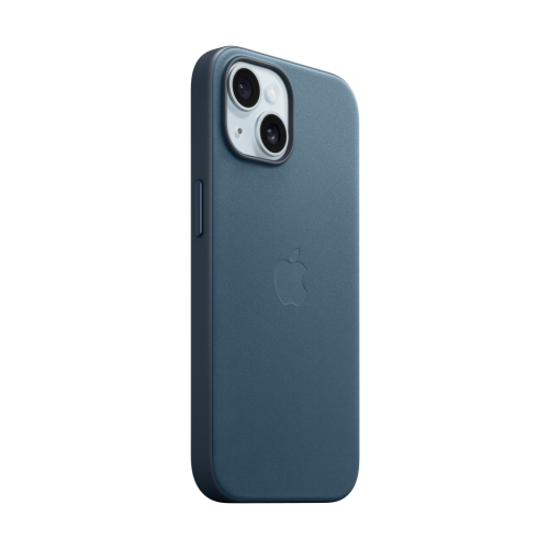 Apple iPhone 15 Plus FineWoven Case w/MagSafe - Pacific Blue