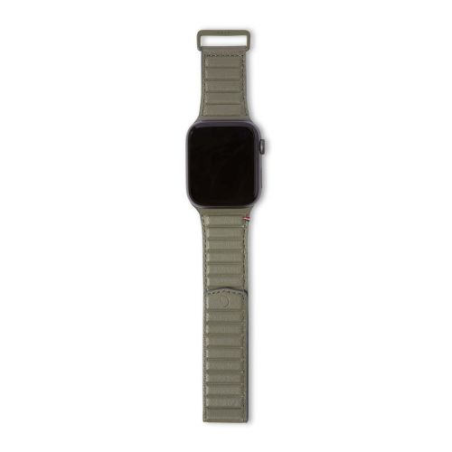 Decoded Leather Magnetic Traction Strap for Apple Watch 38/40/41 mm - Olive