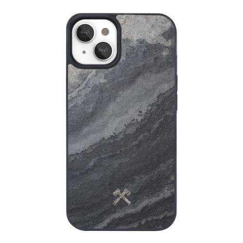 Woodcessories Bumper Case Stone with MagSafe iPhone 14 Plus - Camo Gray