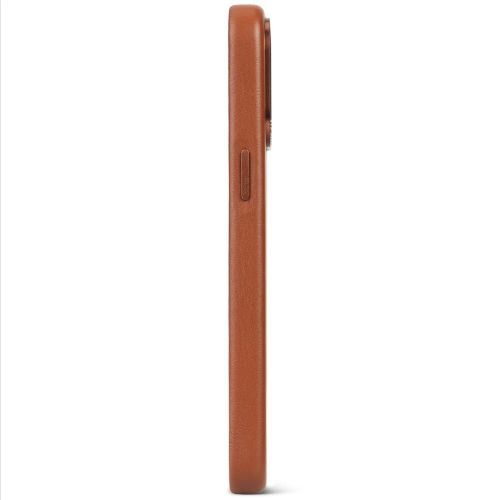 DECODED Leather Backcover w/MagSafe for iPhone 15 - Tan