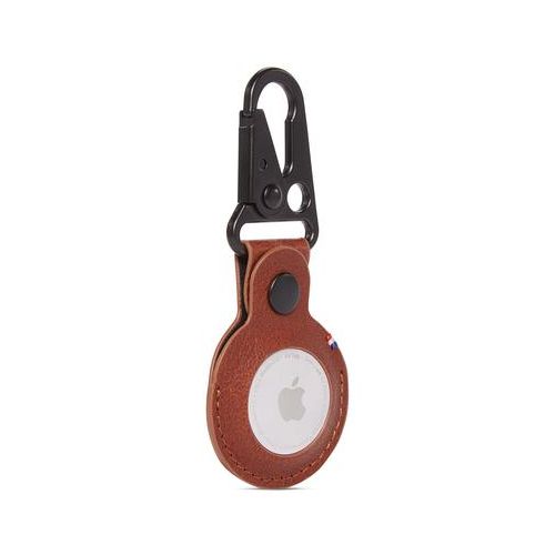 Decoded Leather Dogclip for Airtag - Cinnamon Brown
