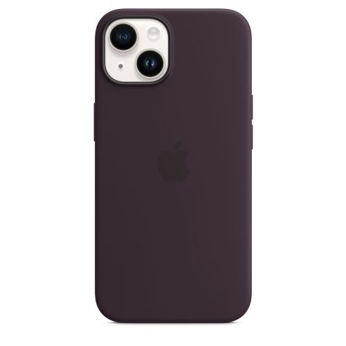 Apple iPhone 14 Silicone Case w/MagSafe Elderberry